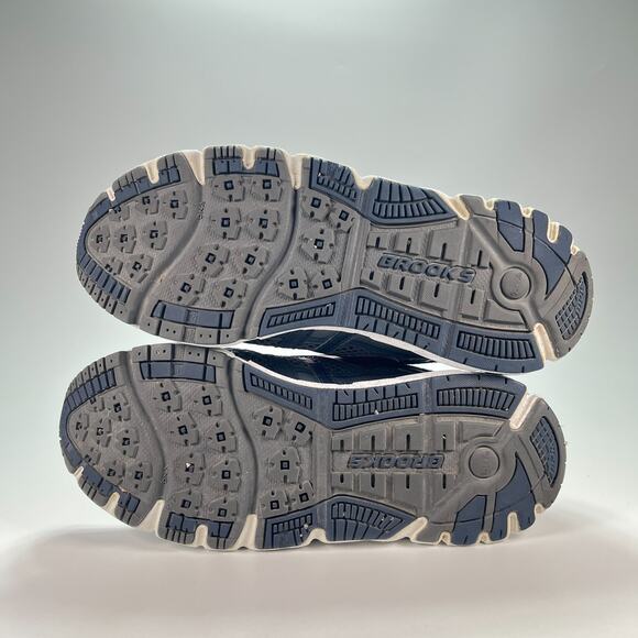 BROOKS Addiction 12 Navy Purple Lace Up Low Running Shoes Women's Size 11 - Picture 8 of 11